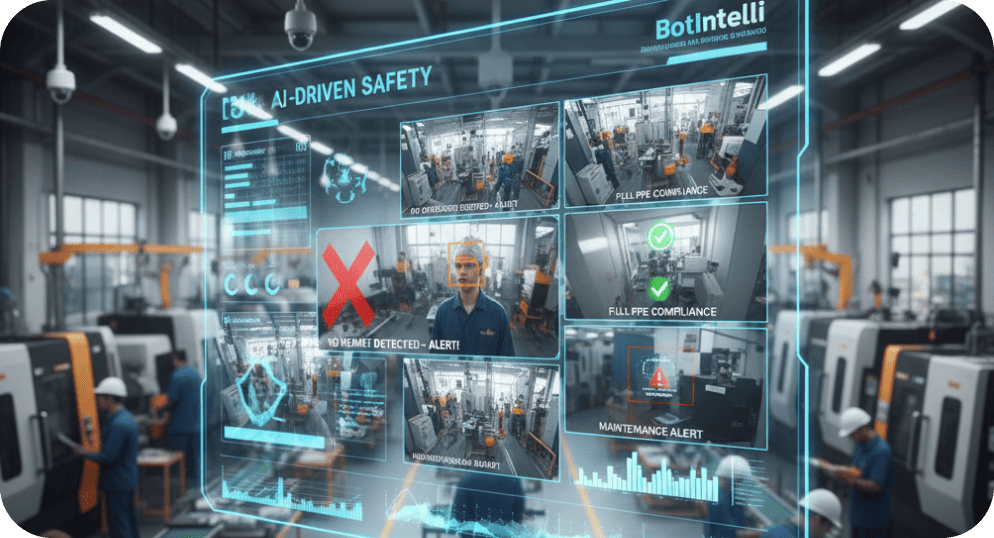 AI-Driven Safety & PPE
Compliance: